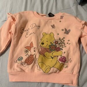 Disney Pink Winnie the Pooh Kids Sweatshirt